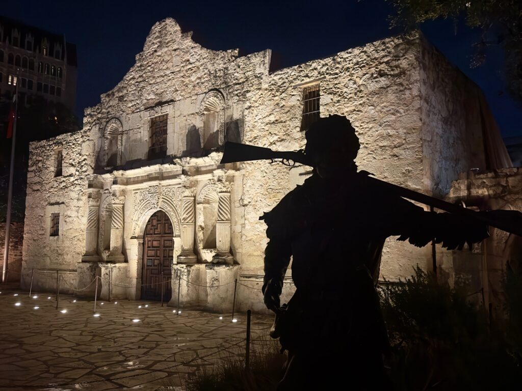 Alamo at Night